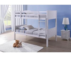 3ft standard single Bedford, childs white wood wooden bunk bed frame